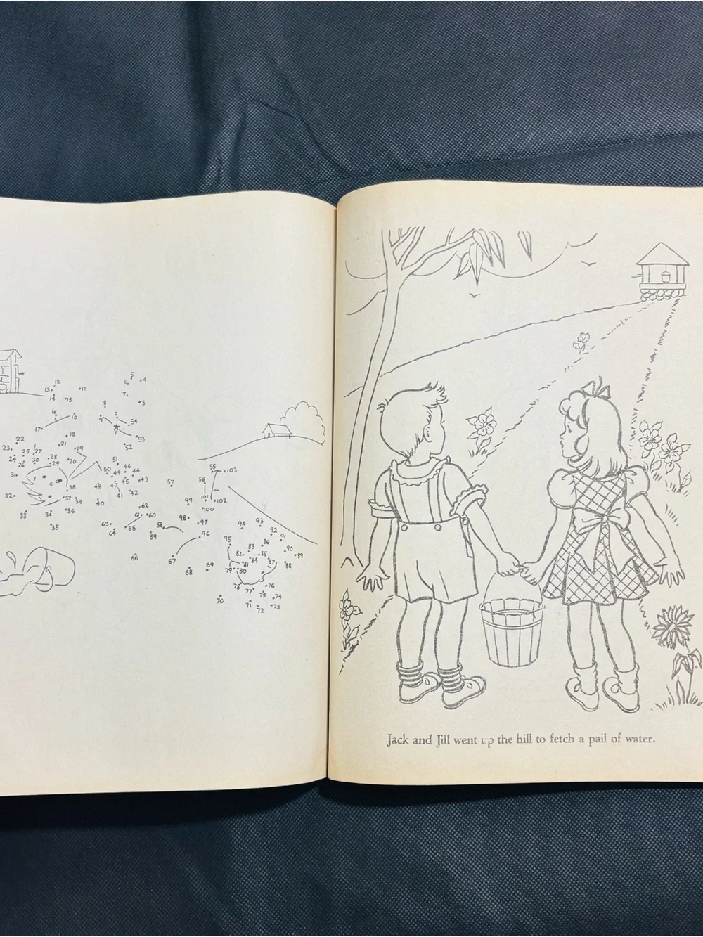 Vintage All In One Coloring Book Of Fun 1970’s Resource Publishers, Ohio